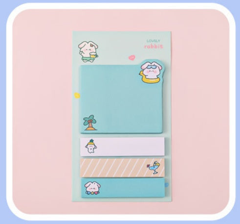 Cartoon Sticky Notes – Cute Adhesive Memo Pads for Desk & Study
